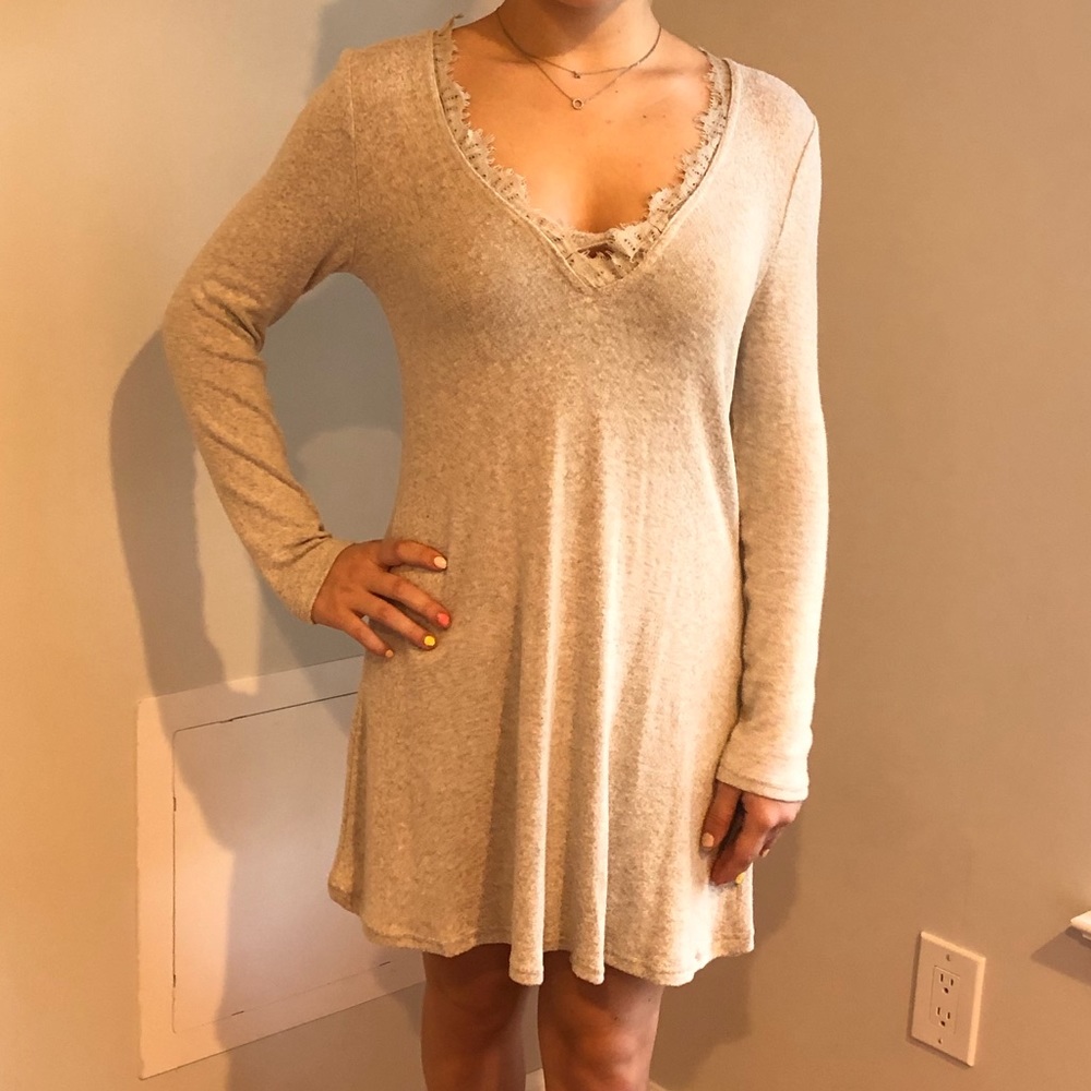 Lacey Long-sleeve Dress